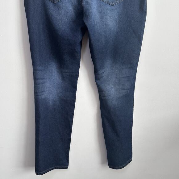 Inc International Concepts Boyfriend Jeans 14 Knit Waistband Blue Stretch 36x32 - Picture 7 of 9